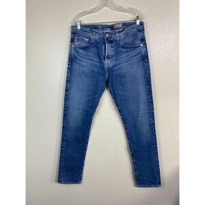 AG Adriano Goldsmied Pollock Vintage Slim Jeans Men Size 30x32 Blue Denim 360‎